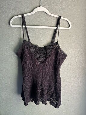 Vintage lace and beaded camisole